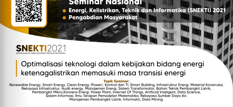 SNEKTI 2021 ITPLN Jakarta