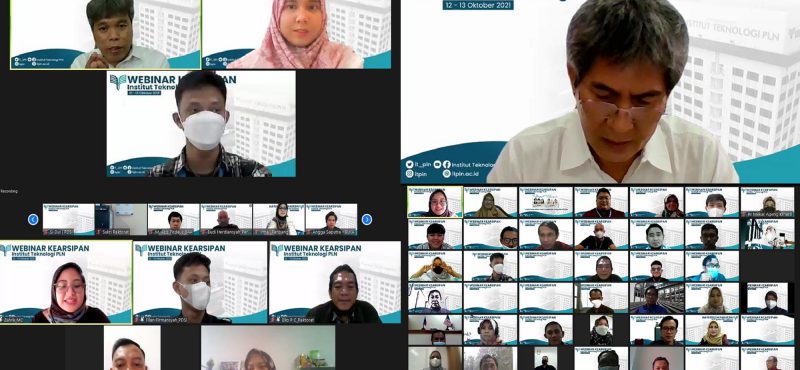 WEBINAR KEARSIPAN ITPLN GIAT TATA KELOLA DOKUMEN DI LINGKUNGAN ITPLN