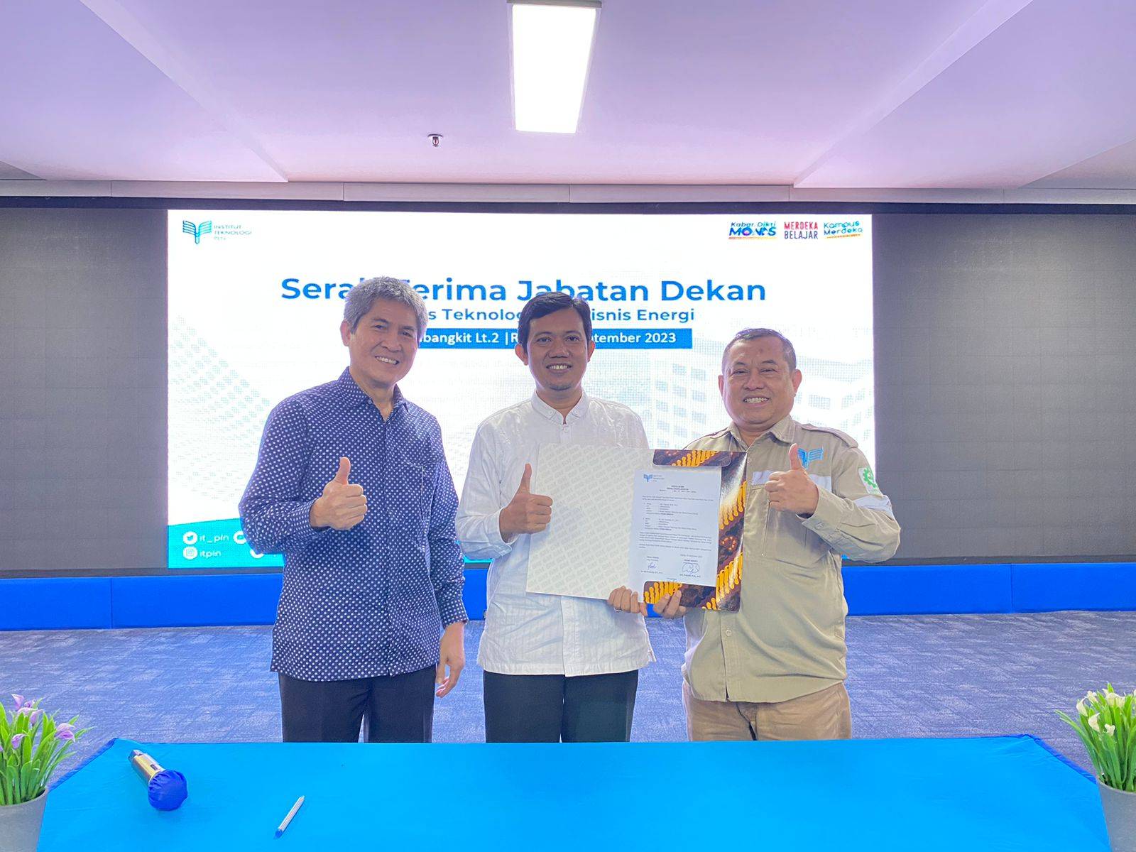 Rektor ITPLN Hadiri Sertijab Dekan Fakultas Teknologi dan Bisnis Energi ITPLN