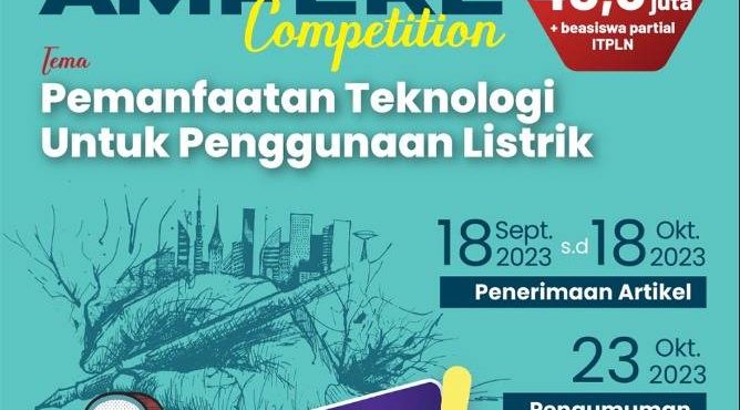 Masyarakat Ketenagalistrikan Indonesia (MKI) bersama Institut Teknologi PLN dan Majalah ETECHNO menyelenggarakan Lomba Essay untuk siswa SMA/SMK Sederajat. Dok. Istimewa