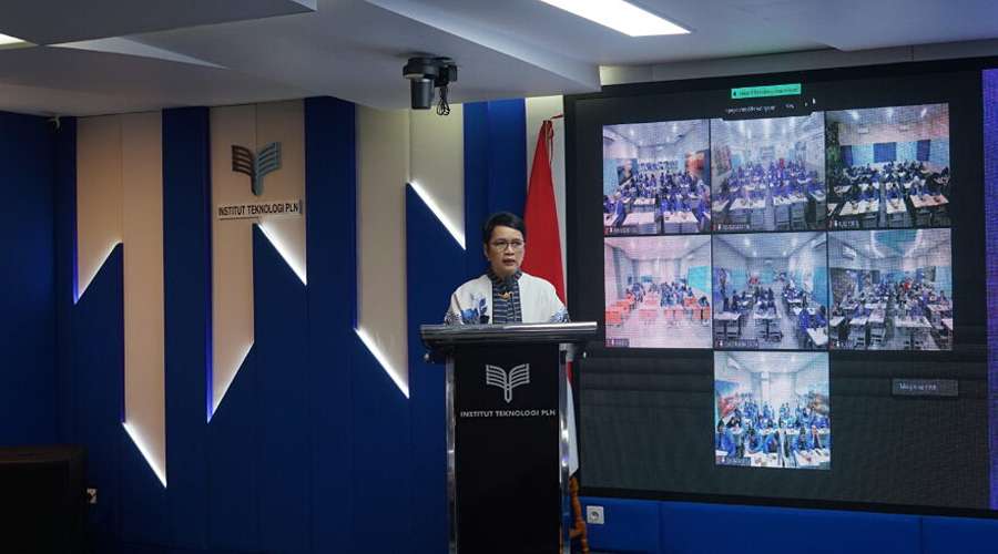 Sekretaris Jenderal Kominfo Mira Tayyiba, ST., MSEE., dalam nota kesepahaman ITPLN dengan Kominfo. Dok. Humas