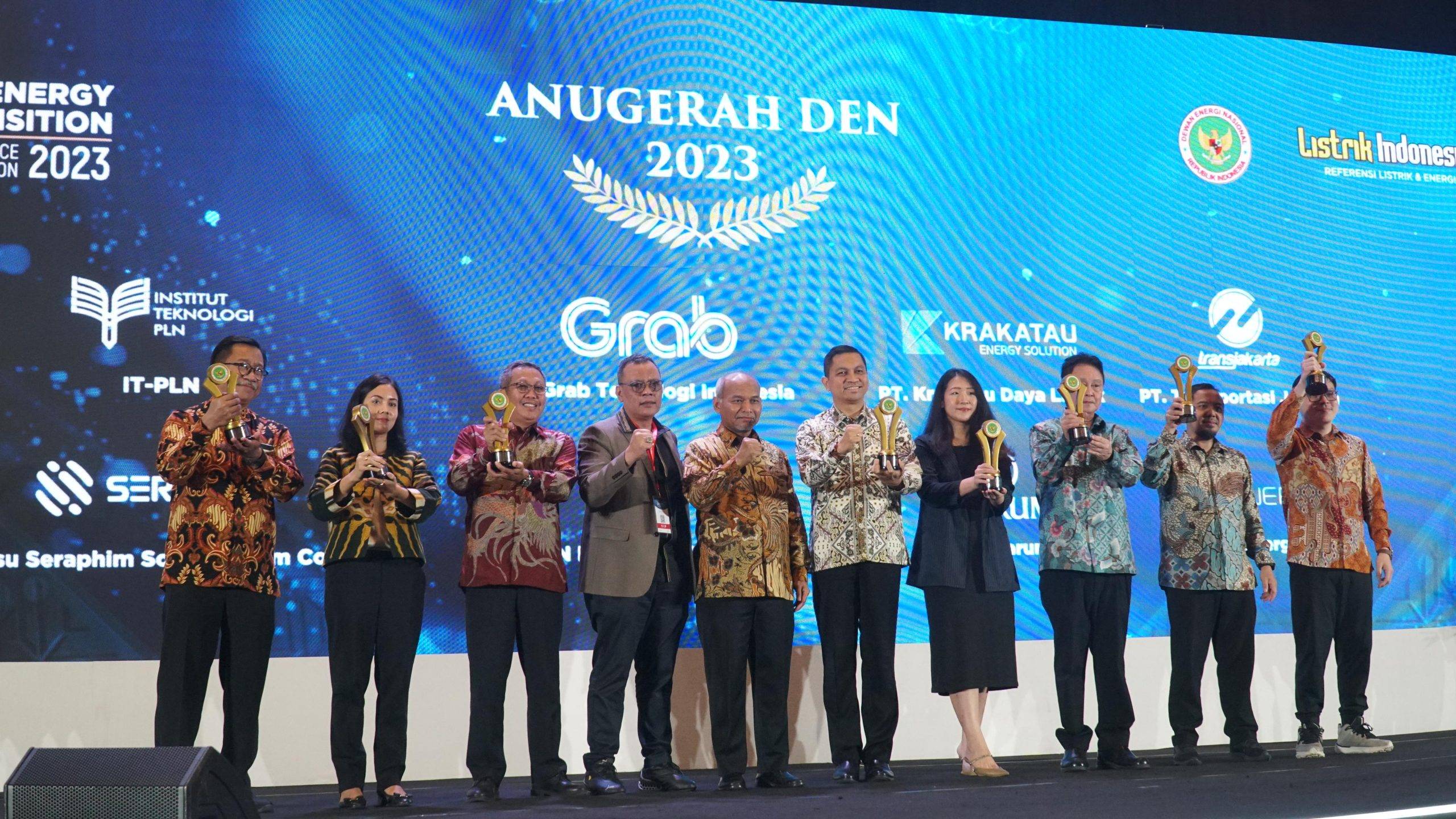 ITPLN Raih Penghargaan Anugrah Dewan Energi Nasional (DEN) tahun 2023. Dok Humas