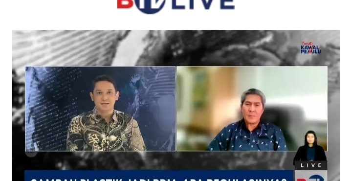 Rektor ITPLN Prof. Iwa menjadi narasumber dalam program Berita Satu. Dok. Tangkapan Layar