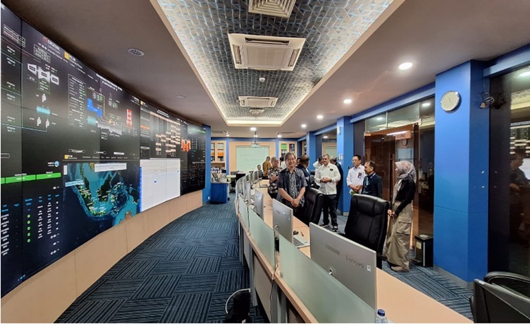 Tim ITPLN saat berada di Ruang ICORE PLN Nusantara Power. Dok. Istimewa