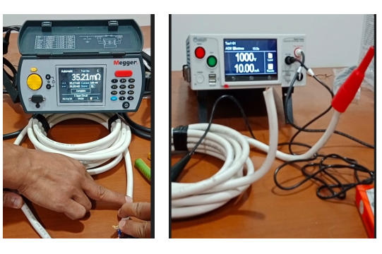 Alat pengujian kabel bertegangan rendah. Dok. Istimewa