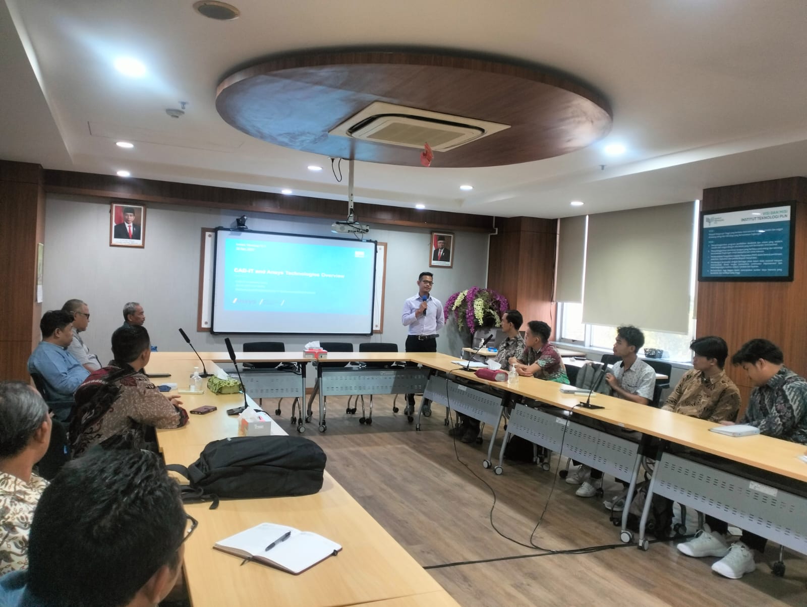 ITPLN Sharing Knowledge penggunaan Software Virtual Reality dengan Ansys. Dok. Istimewa 