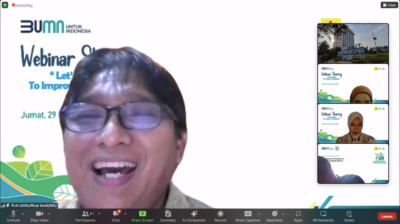 SRM Keuangan, Komunikasi dan Umum PLN UIW Sumut Rizal Sirait. Dok. Istimewa