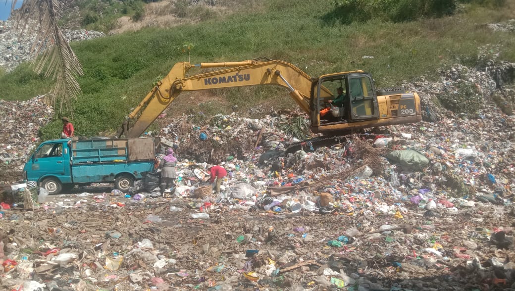 Salah satu lokasi tempat penampungan sampah di daerah Borobudur yang juga dilaksanakan pengolahan sampah oleh ITPLN. Dok. Istimewa